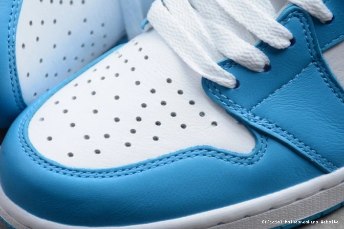 Official Maikesneakers Jordan High 1 Retro Air 'UNC' 555088-117 OG 0808